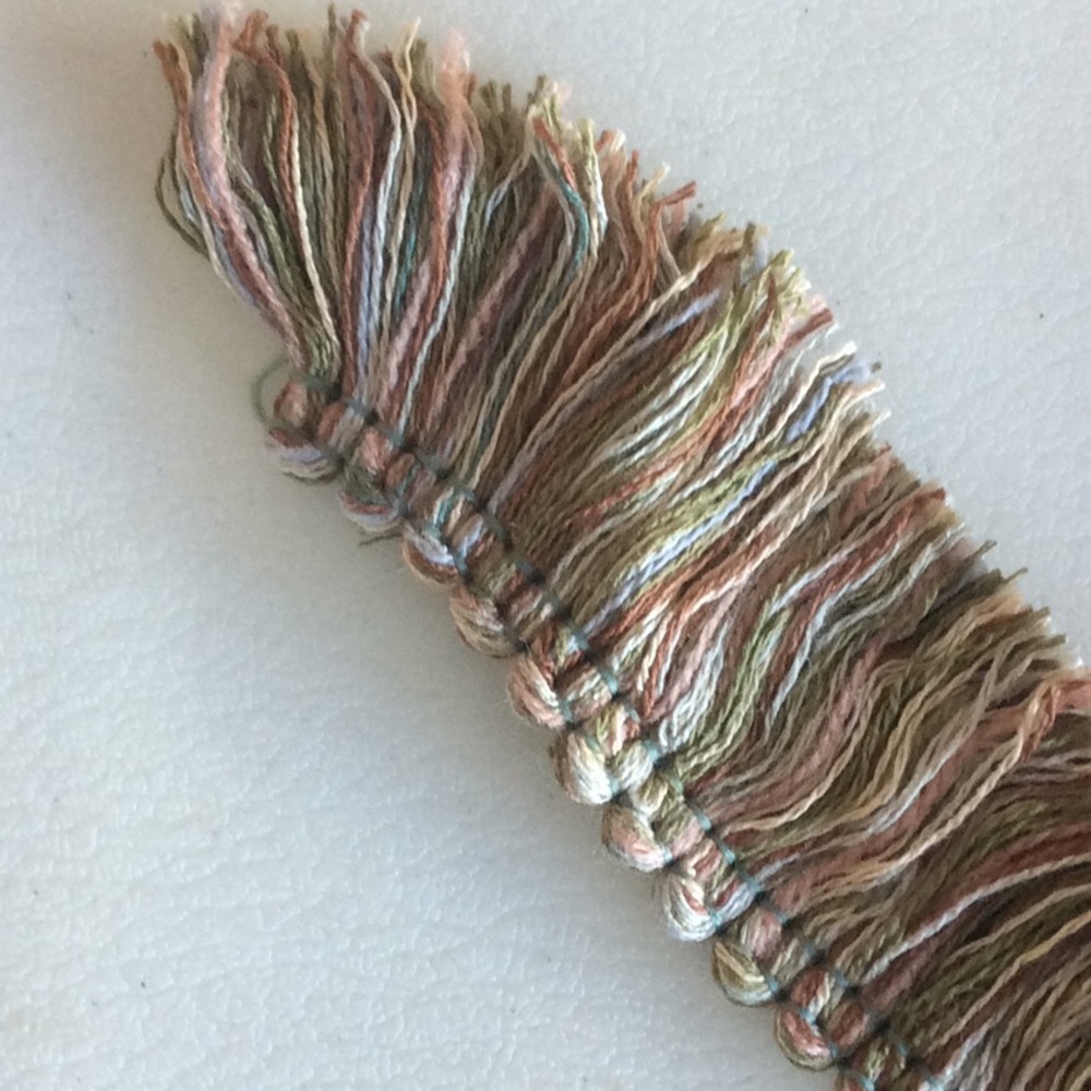 Yards of brush fringe